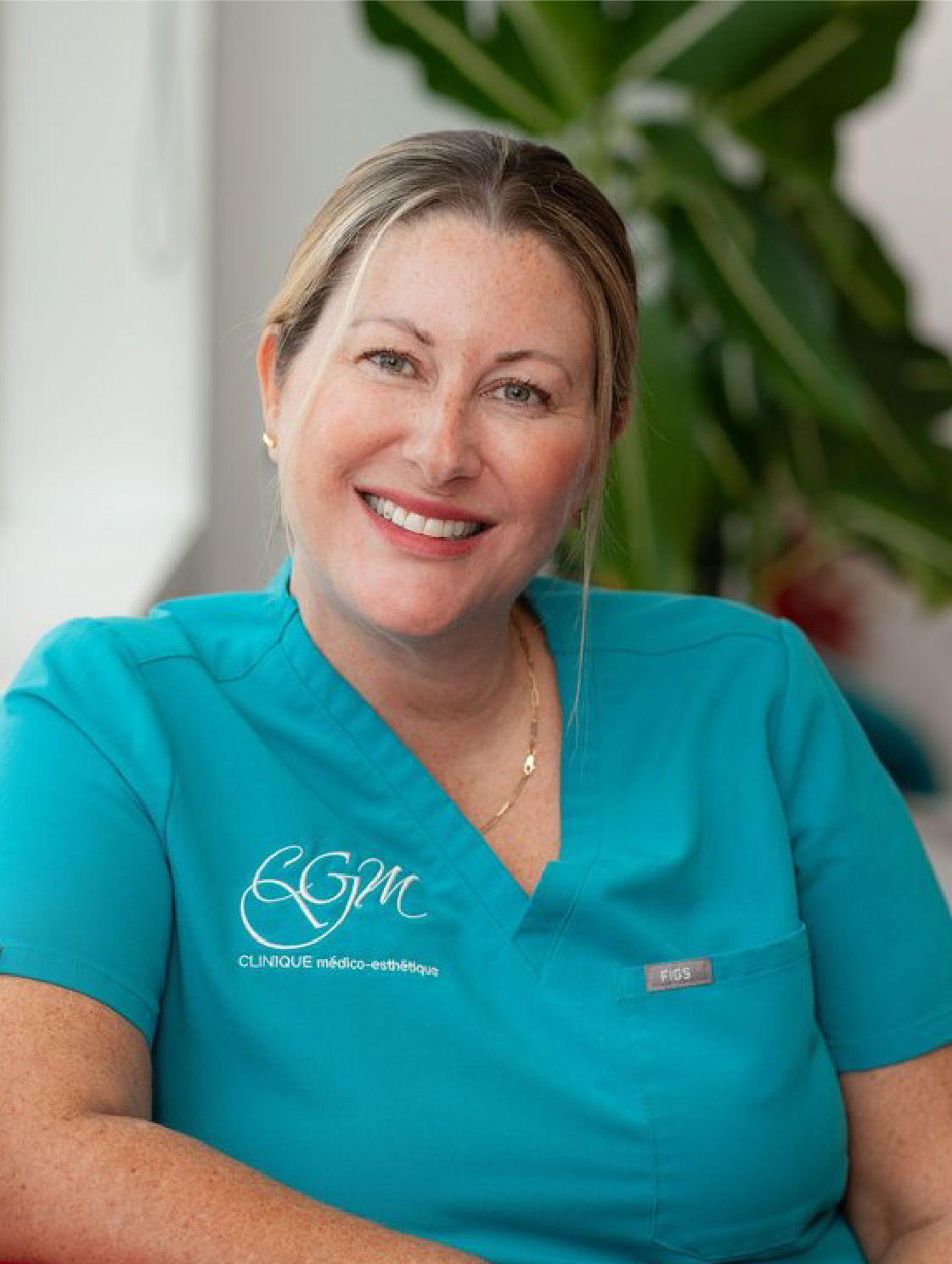 Portrait de Geneviève, propriétaire de la Clinique médico-esthétique CGM.